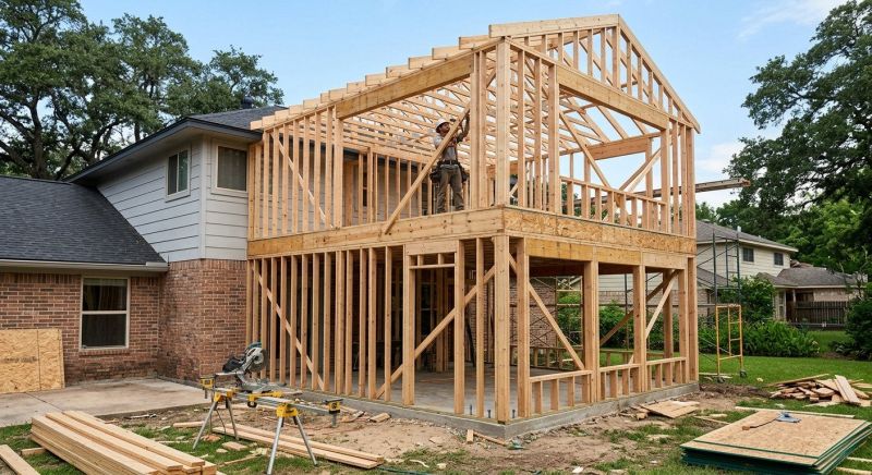 Building Framing in Conroe, TX