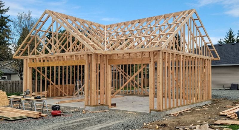 Porch Framing in Conroe, TX
