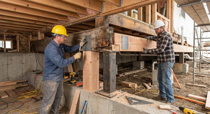 Roof Beam Repair in Wilmington, NC