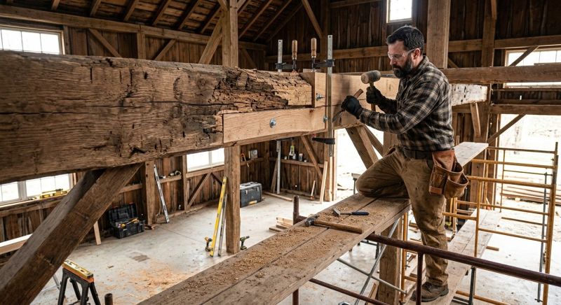 Roof Beam Replacement in Kansas City, KS