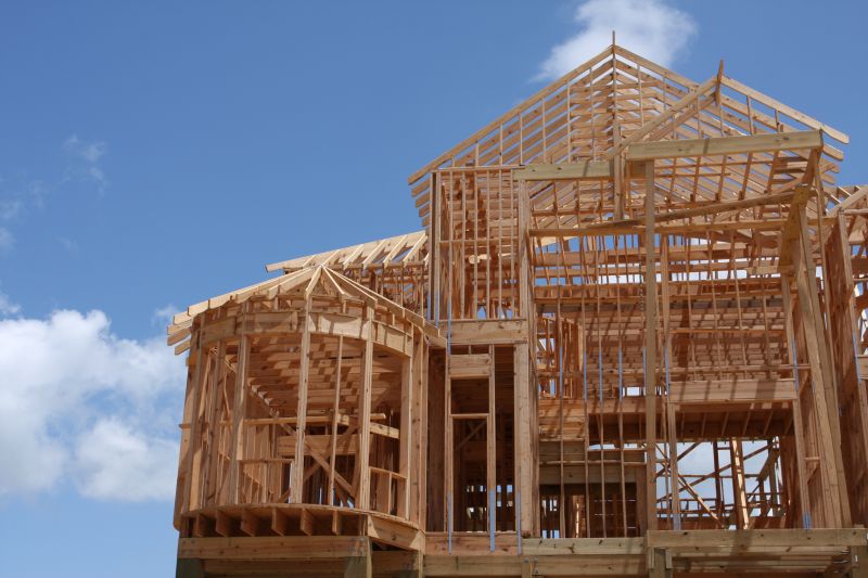 Truss Installation at Dawn